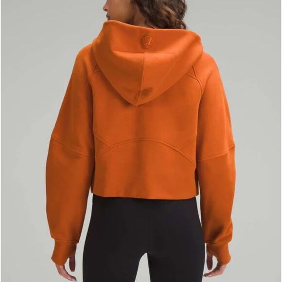 Lululemon Scuba Oversized Half Zip Hoodie M/L Burnt Orange NWT - Picture 5 of 6